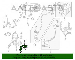 Suport de pompă pentru direcția asistată Porsche Cayenne 958 11-17 Hibrid