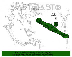 Suport cutie de viteze Porsche Cayenne 958 11-14