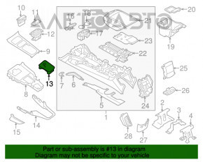 Накладка шифтера Cayenne 958 11-14 хром, царапины