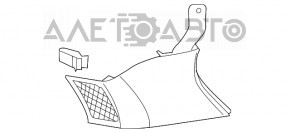 Capac spate dreapta Porsche Cayenne 958 11-14 spate negru.