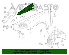 Capota motorului stânga Porsche Cayenne 958 11-14