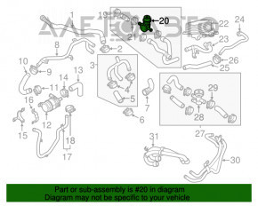 Supapa sistemului de răcire Porsche Cayenne 958 11-17 Hibrid