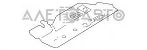 Capacul genunchiului pasagerului inferior Porsche Cayenne 958 11-17 negru.