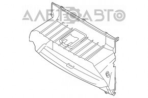 Deflectorul radiatorului Porsche Cayenne 958 11-14