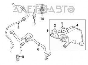 Sonda lambda stânga pentru Porsche Cayenne 958 11-17 Hybrid.