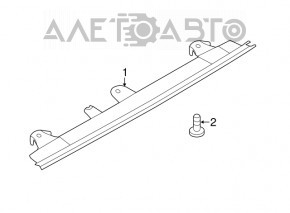 Lumină frână Porsche Cayenne 958 11-14 nou original OEM