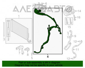 Evaporatorul de aer condiționat și radiatorul de încălzire pentru Porsche Cayenne 958 11-17 Hybrid.