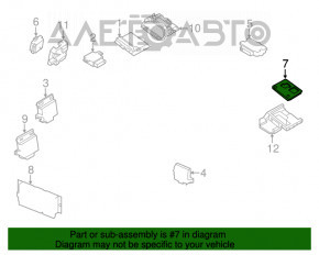 Modulul de control al caroseriei BCM Porsche Cayenne 958 11-17