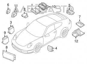 Modulul de control al caroseriei BCM Porsche Cayenne 958 11-17