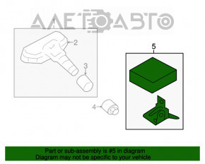 TIRE PRESSURE MONITOR CONTROL MODULE Hyundai Sonata 11-15