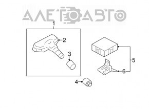 Modulul senzorului de monitorizare a presiunii în anvelope TPMS pentru Kia Optima 11-13