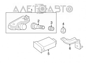 MODUL DE PRESIUNE A ANVELOPELOR Kia Forte 4d 17-18 рест