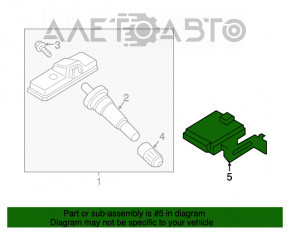 TPMS TIRE PRESURE CONTROL MODULE Hyundai Sonata 15-17