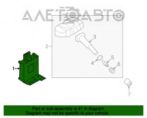 Modulul de control al presiunii anvelopelor TPMS Kia Sorento 16-18