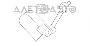 Senzor înclinare caroserie spate dreapta Porsche Cayenne 958 11-17 nou original OEM