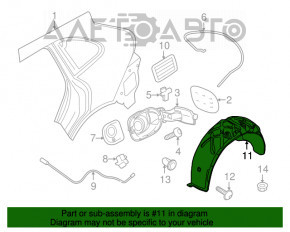 Bara spate stânga Porsche Cayenne 958 11-14