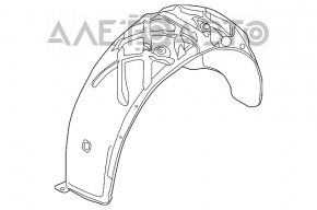 Aripa spate stânga Porsche Cayenne 958 11-14