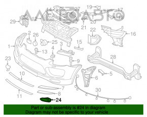 Cadru dreapta pentru Porsche Cayenne 958 11-14 Turbo, nou, original