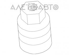 Bara de protectie capota dreapta Porsche Cayenne 958 11-14 nou original OEM