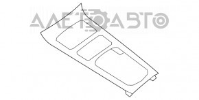 Capacul consolei Porsche Cayenne 958 11-14 din carbon