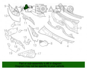 Senzor de calitate a aerului pentru Porsche Cayenne 958 11-17