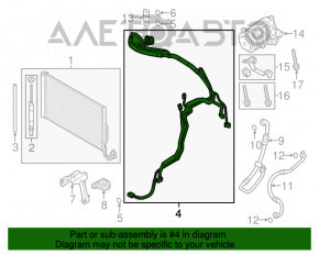 Bobina de aer condiționat Porsche Cayenne 958 11-17 4.8T