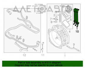 Cablu de înaltă tensiune pentru invertorul Porsche Cayenne 958 11-12 Hybrid