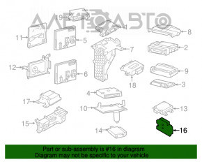 Modul de control al frânei de parcare pentru Porsche Cayenne 958 11-17