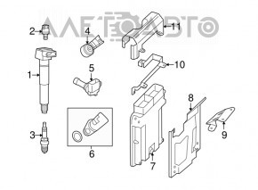 Блок ECU компьютер двигателя Porsche Cayenne 958 11-17 4.8T