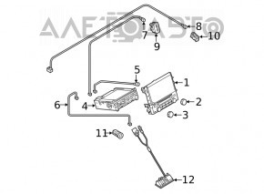 Monitor, display, navigație Porsche Cayenne 958 11-14 3.1