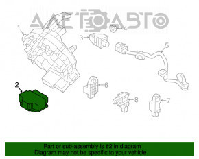 Modulul airbag SRS calculator pentru airbag-urile de siguranță Kia Optima 16-