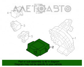 Modulul airbag SRS calculator airbaguri Kia Niro 17-22 HEV, PHEV