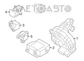 Modulul airbag SRS calculator airbaguri Kia Niro 17-22 HEV, PHEV