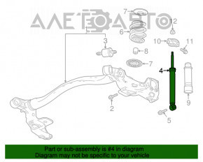 Amortizor spate stânga Buick Encore 13-19 awd