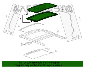 Asamblare capac Buick Encore 13-19