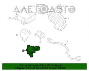 Senzor airbag usa dreapta Kia Sorento 10-15