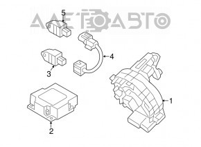 Senzor airbag usa dreapta Kia Soul 14-19