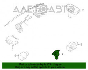 Senzor airbag usa stanga Hyundai Elantra UD 11-16