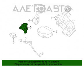 Датчик подушки безопасности дверь правый Kia Optima 16-