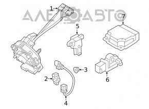 Senzor airbag frontal stânga Hyundai Santa FE 19-