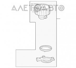 Motorul ventilatorului de încălzire Buick Encore 13-19