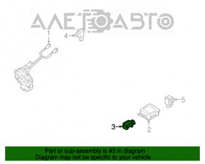 Senzor airbag dreapta spate Hyundai Elantra UD 11-16