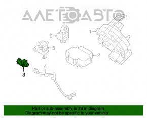 Senzor airbag dreapta față Hyundai Sonata 15-19