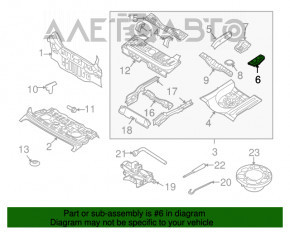 Piuliță roată d19 M12x1.5 Buick Encore 13-19 tip 1 nou OEM original