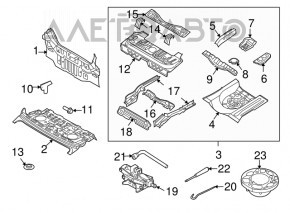 Piuliță roată d19 M12x1.5 Buick Encore 13-19 tip 1 nou original OEM