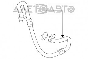 Bobina de condensare a compresorului de aer condiționat Buick Encore 13-19