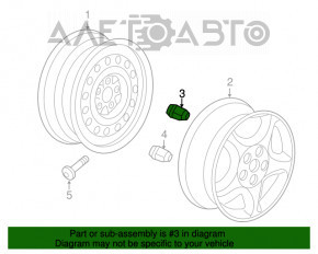 Piuliță roată d19 M12x1.5 Chevrolet Trax 15-22 tip 1