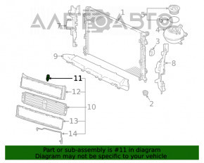 Motorul actuatorului pentru jaluzele VW Atlas 18- 2.0T nou OEM original