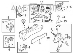 USB Hub Kia Optima 11-15