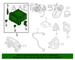 Radio cu monitor și control pentru Kia Niro 17-19 HEV, PHEV